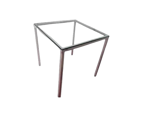 Meja Kotak Kaca P50 x L50 x T40